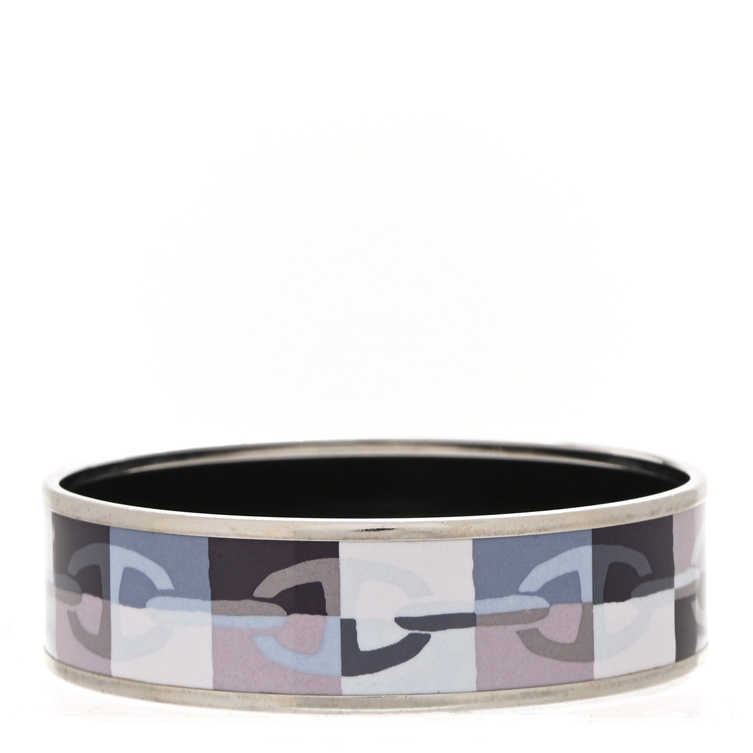 Enamel Printed Optique Chaine D'Ancre Wide Bracelet 65