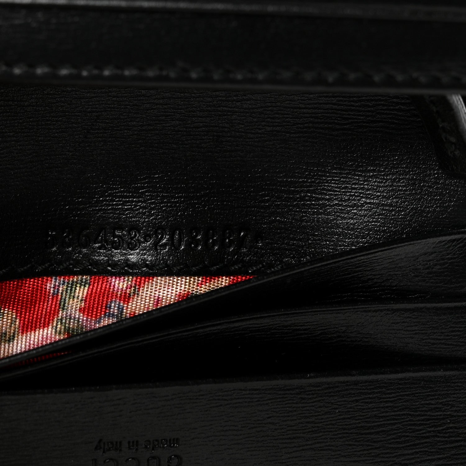 Calfskin Web Trapuntata GG Marmont Card Case Wallet Black