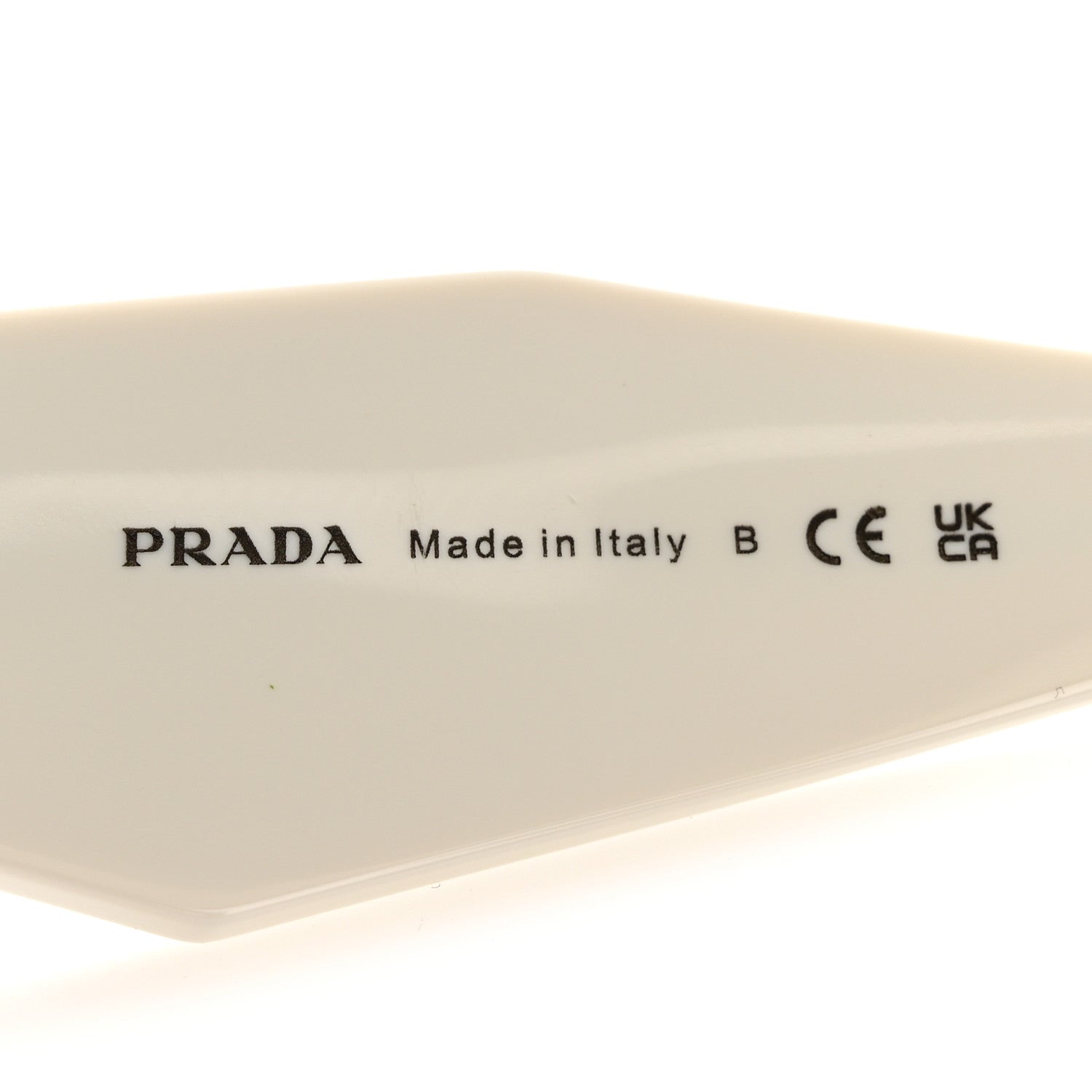 Acetate Symbole Sunglasses SPR 17W White