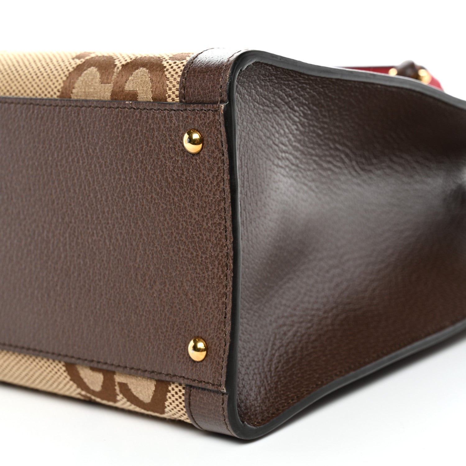 Monogram Jumbo GG Textured Dollar Calfskin Medium Diana Tote Bag Camel Ebony New Acero Pomegranate Red