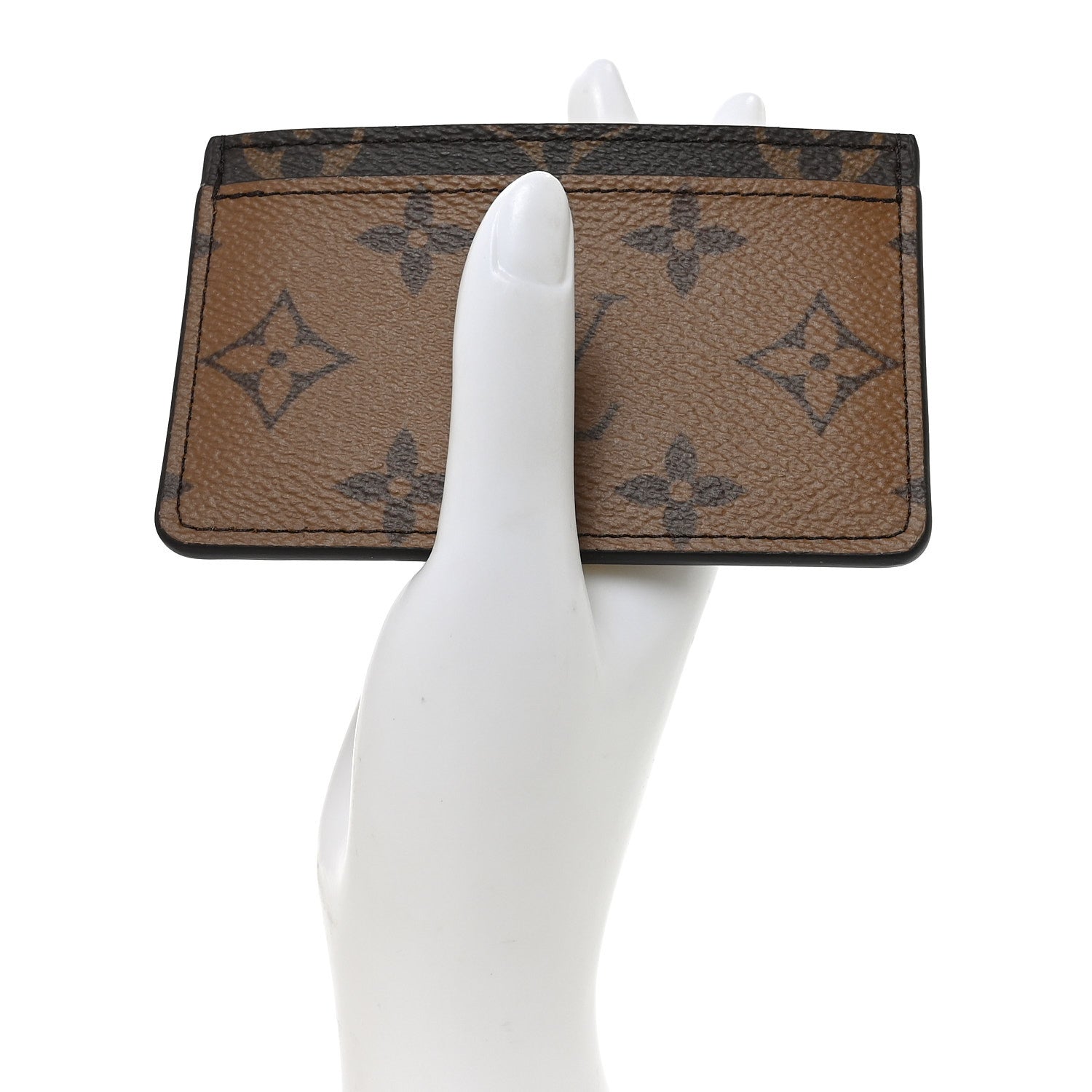 Reverse Monogram Card Holder