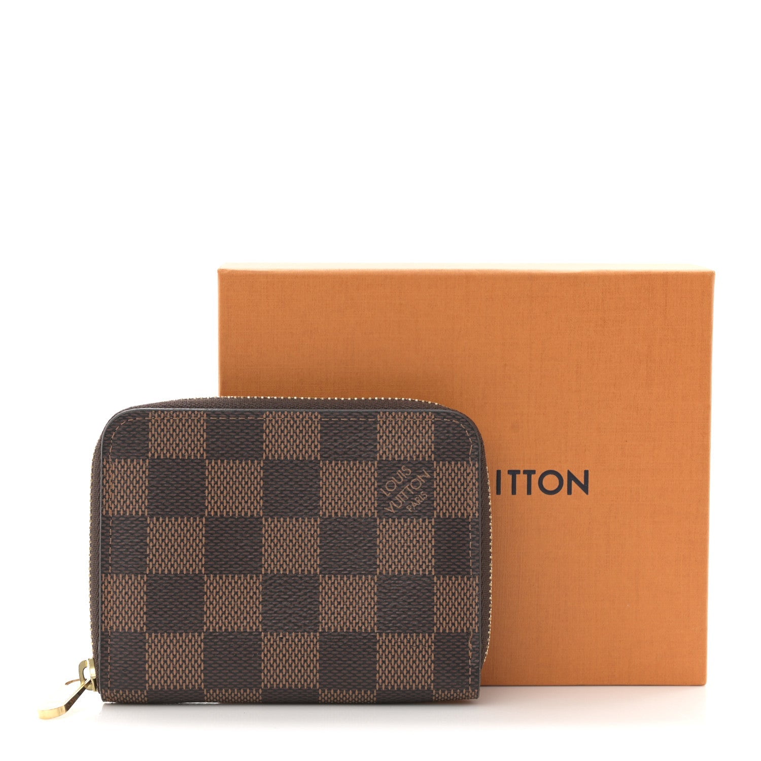 Damier Ebene Zippy Coin Purse
