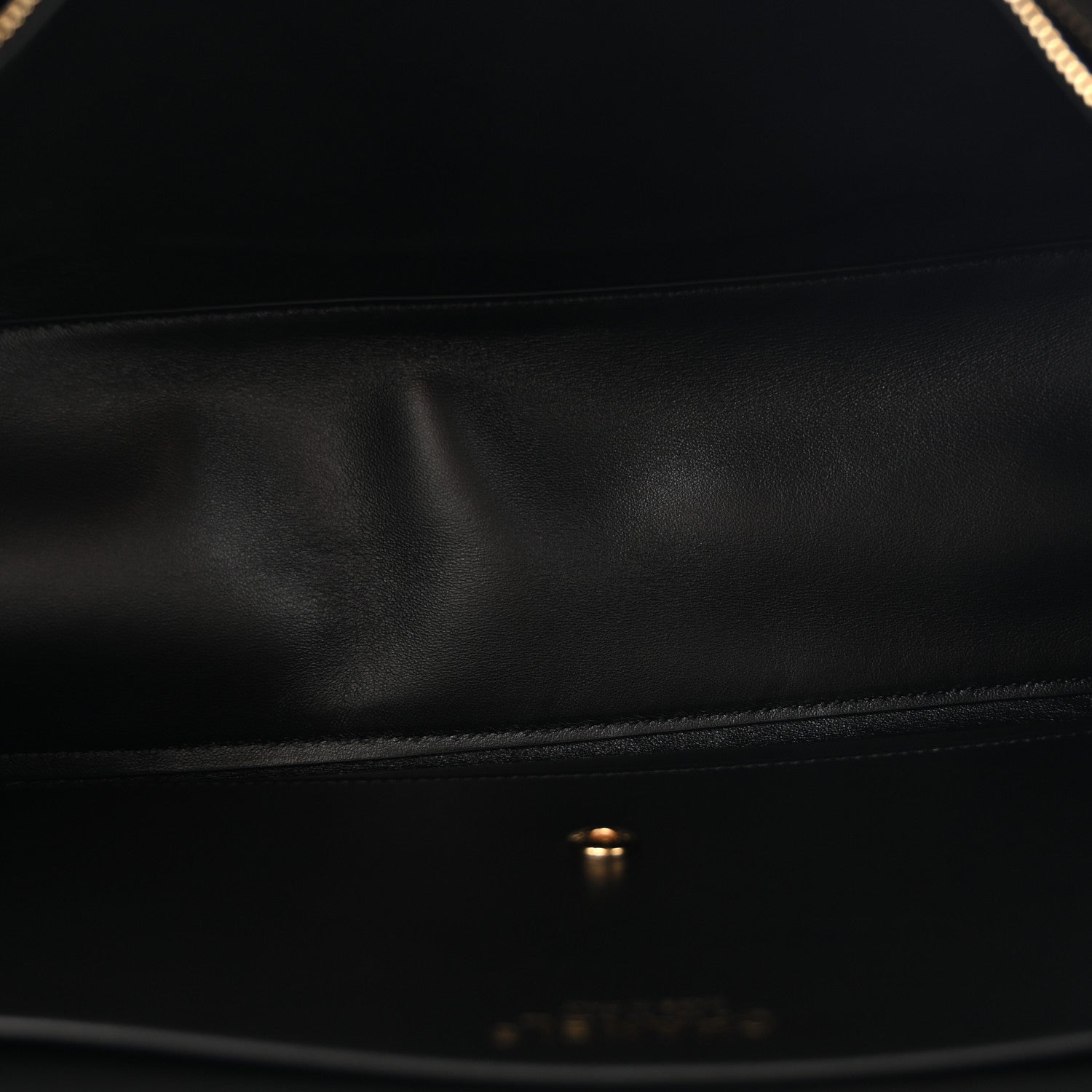 Suede Calfskin Small Souplissimo Maxi Flap Black