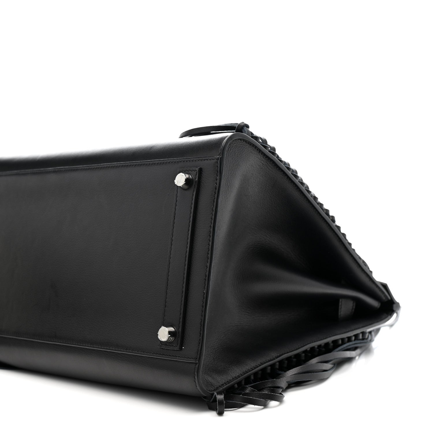 Evergrain Birkin Sellier Anate Fringed 35 Black