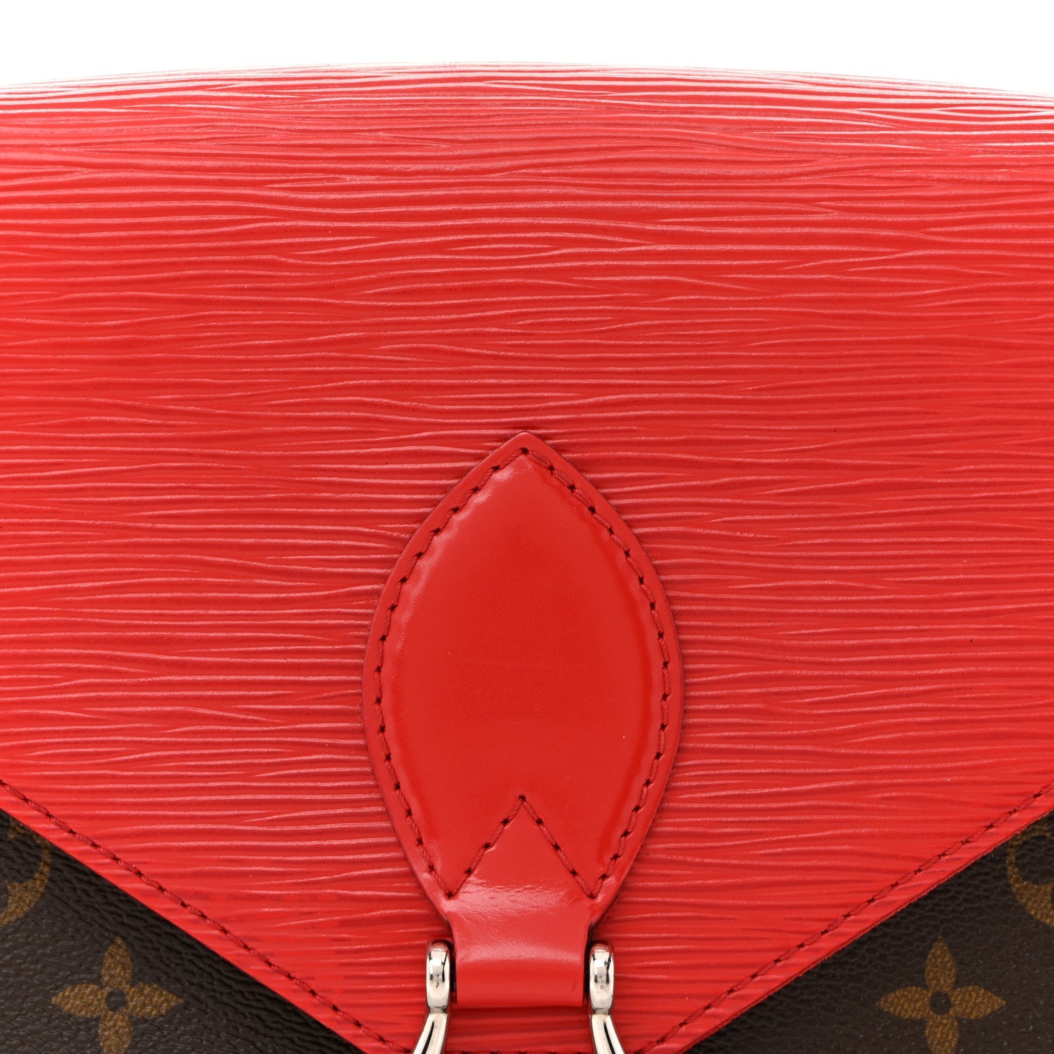 Monogram Epi Saint Michel Coquelicot