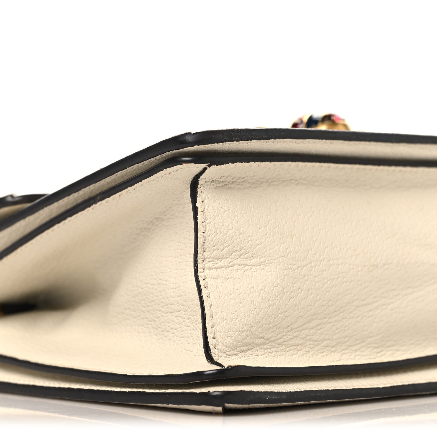 GG Supreme Monogram Small Queen Margaret Top Handle Bag White
