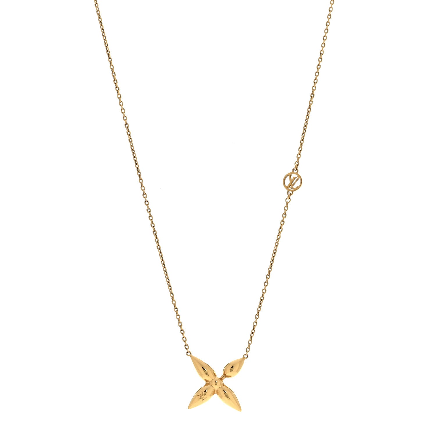 Metal Louisette Necklace Gold
