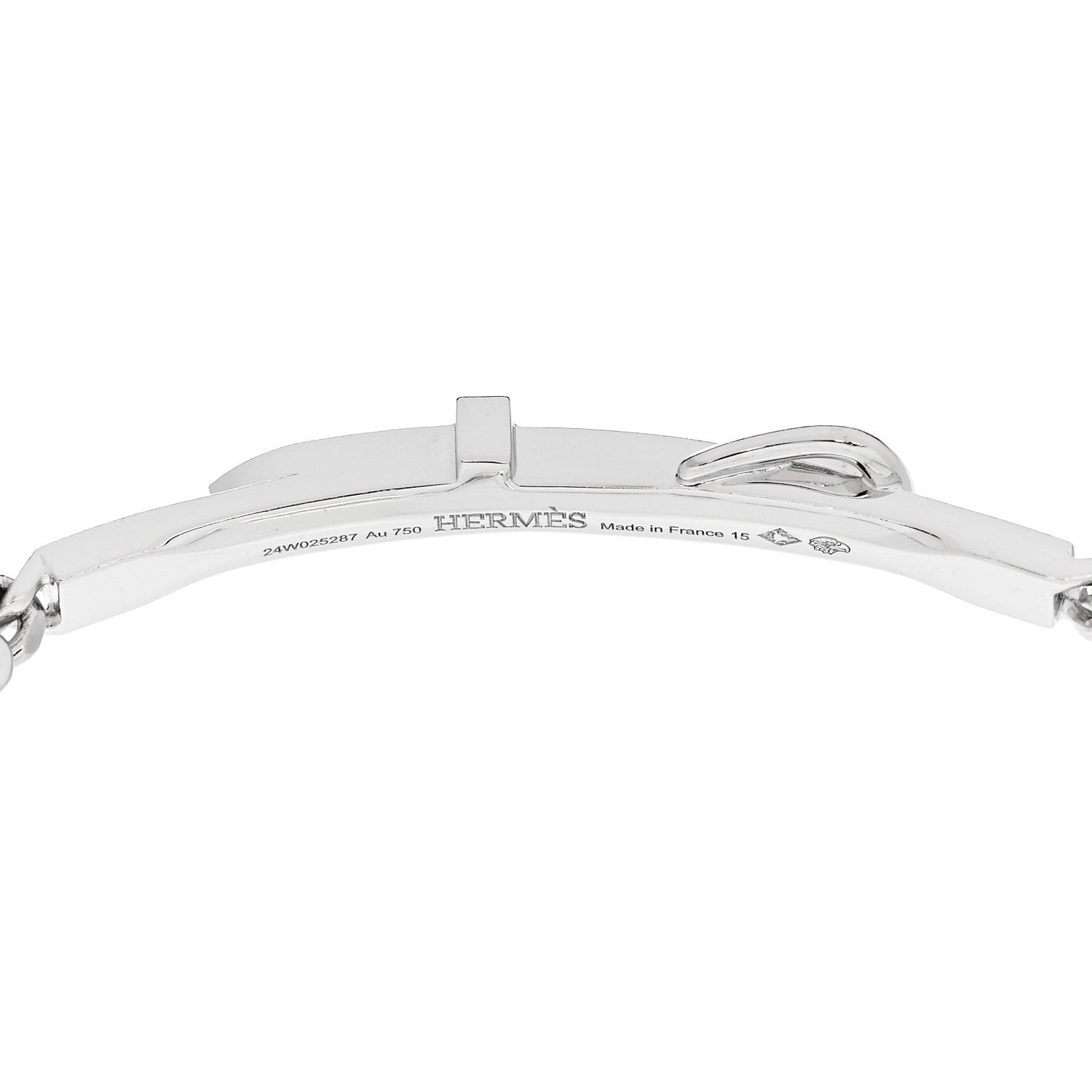 18K White Gold Diamond Etriviere Bracelet