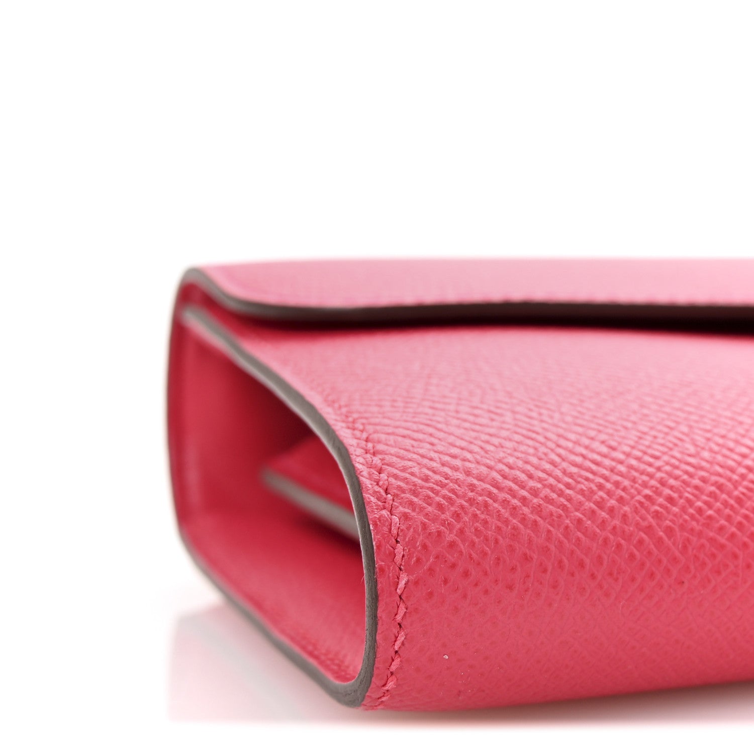 Epsom Alligator Lizard Constance Wallet To Go Rose Extreme