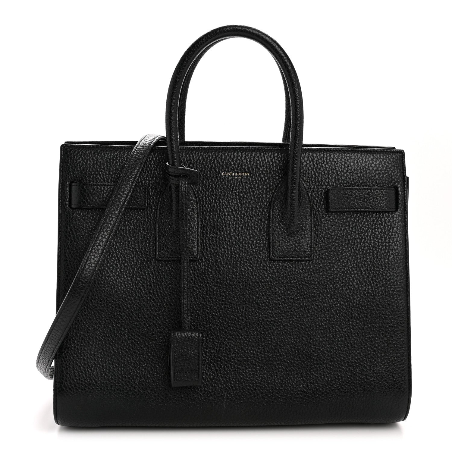 Calfskin Small Sac De Jour Black