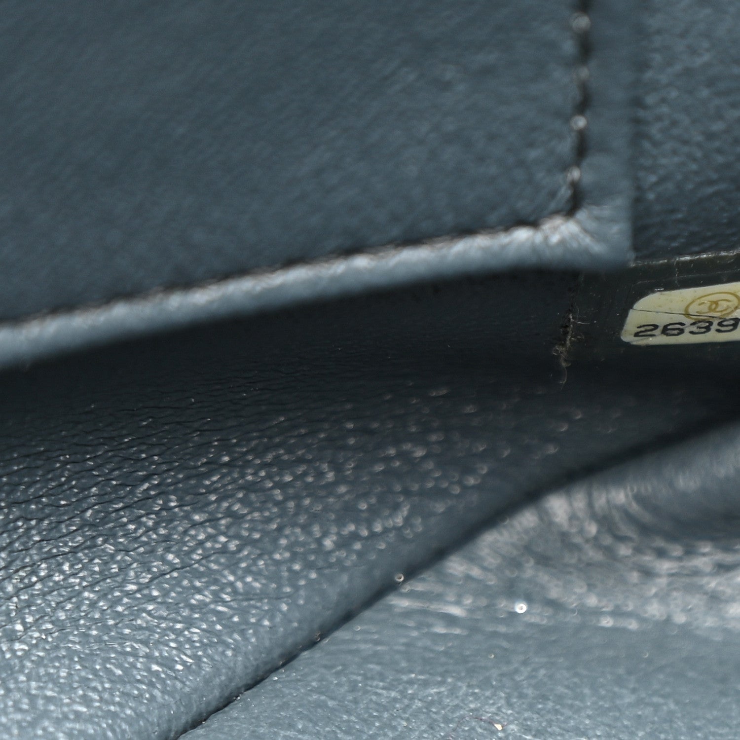 Lambskin Quilted Medium Trendy CC Bowling Bag Grey
