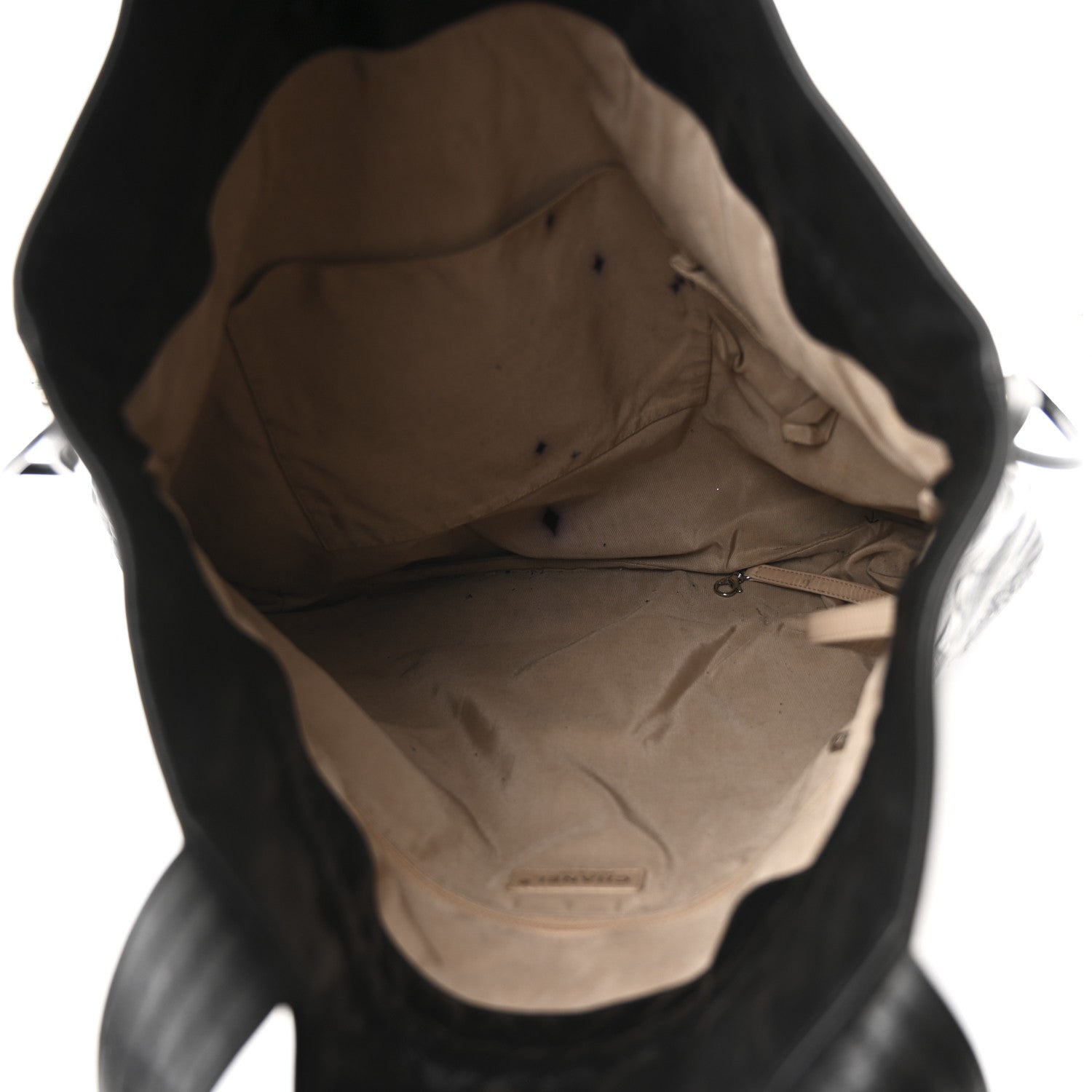 Calfskin Unlimited Drawstring Tote Black