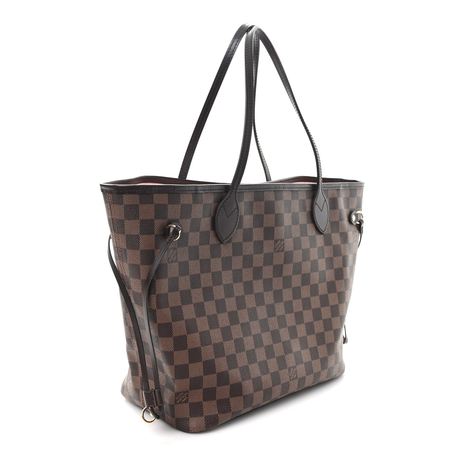 Damier Ebene Neo Neverfull MM Rose Ballerine