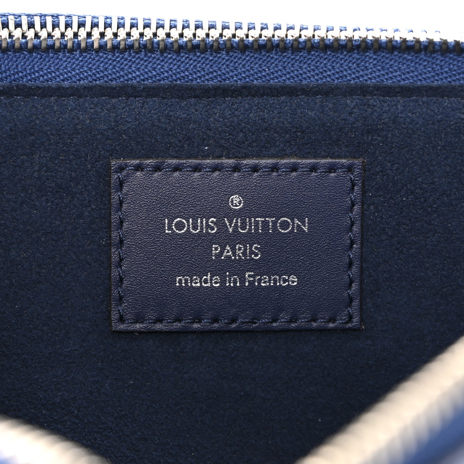 Monogram Giant Escale Double Zip Pochette Blue