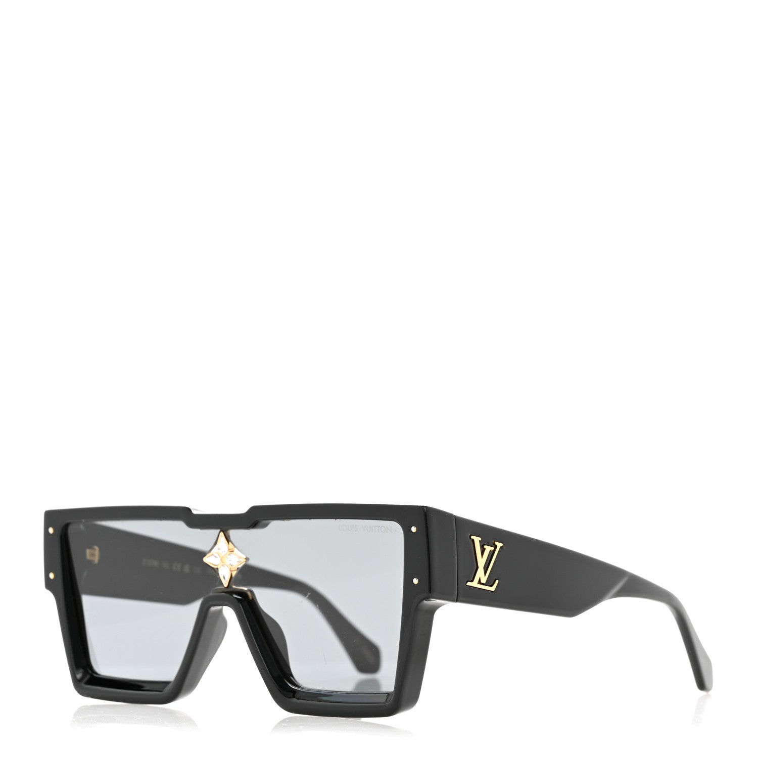 Acetate Swarovski Crystal Cyclone Sunglasses Z1578E Black