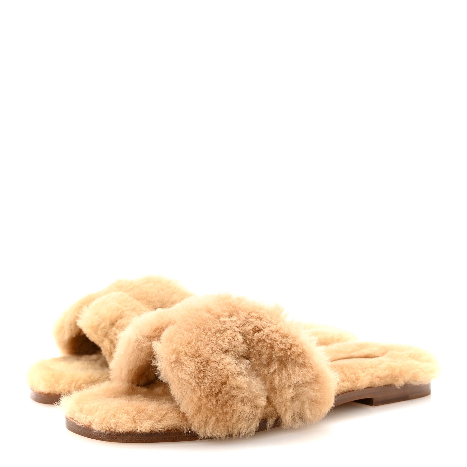 Woolskin Oran Sandals 37 Beige Argile