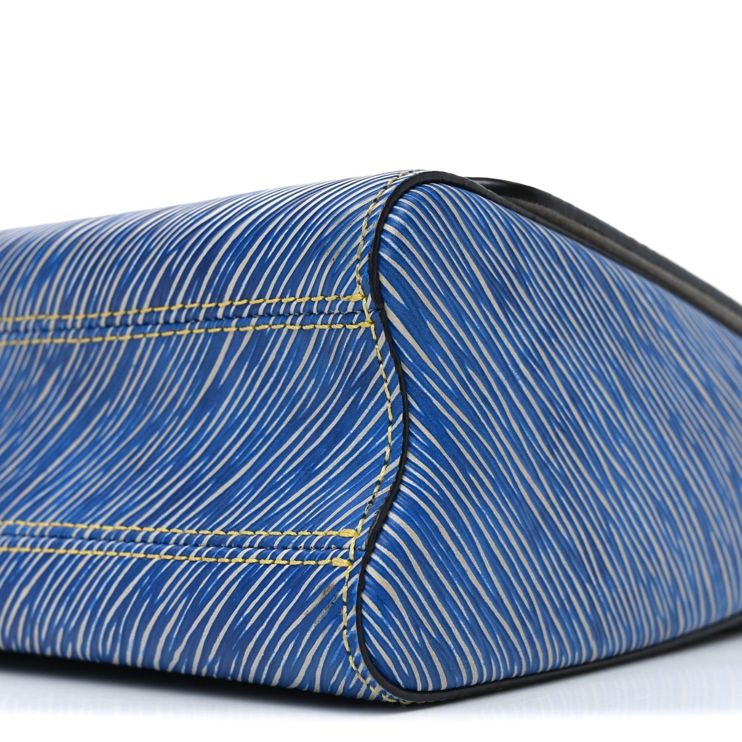 Epi Pins Twist Shoulder Bag MM Denim Light