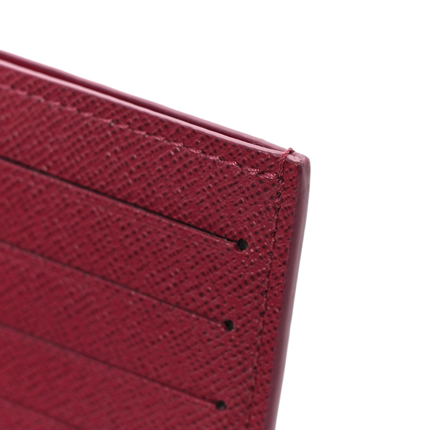 Calfskin Felicie Card Holder Insert Fuchsia