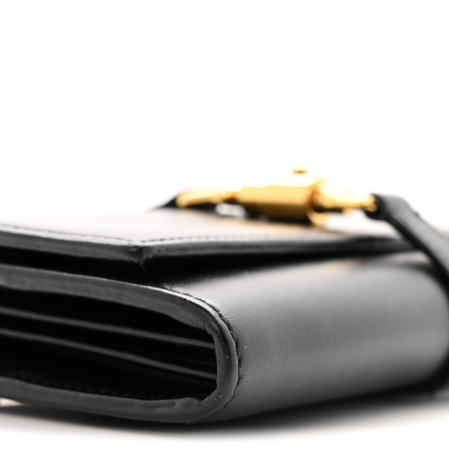 Calfskin Jackie 1961 Chain Wallet Black