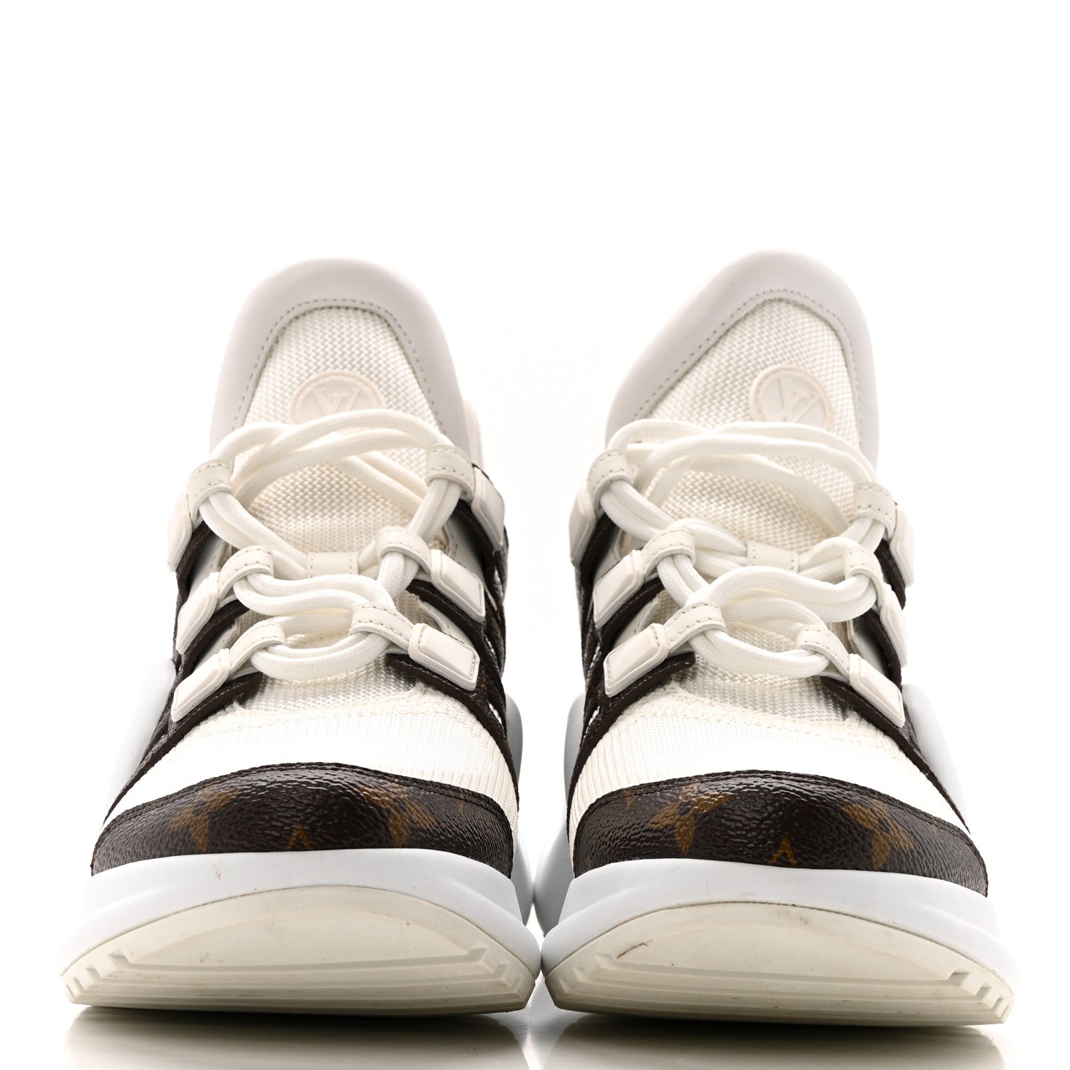 Patent Monogram LV Archlight Sneakers 38 White
