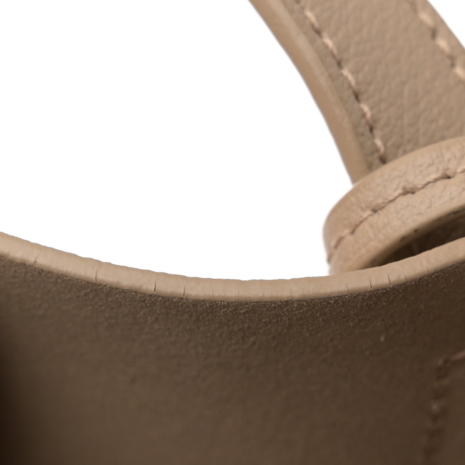 Calfskin Toy Shopping Tote Nude Powder