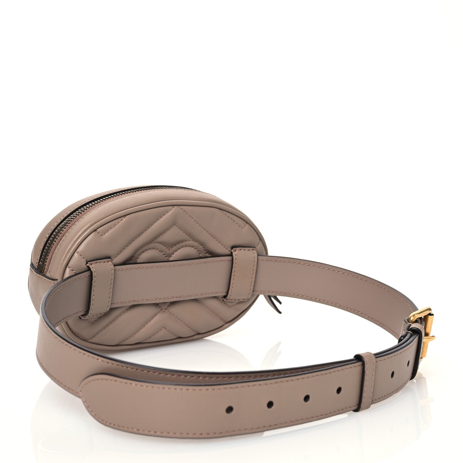 Calfskin Matelasse GG Marmont Belt Bag 85 34 Porcelain Rose