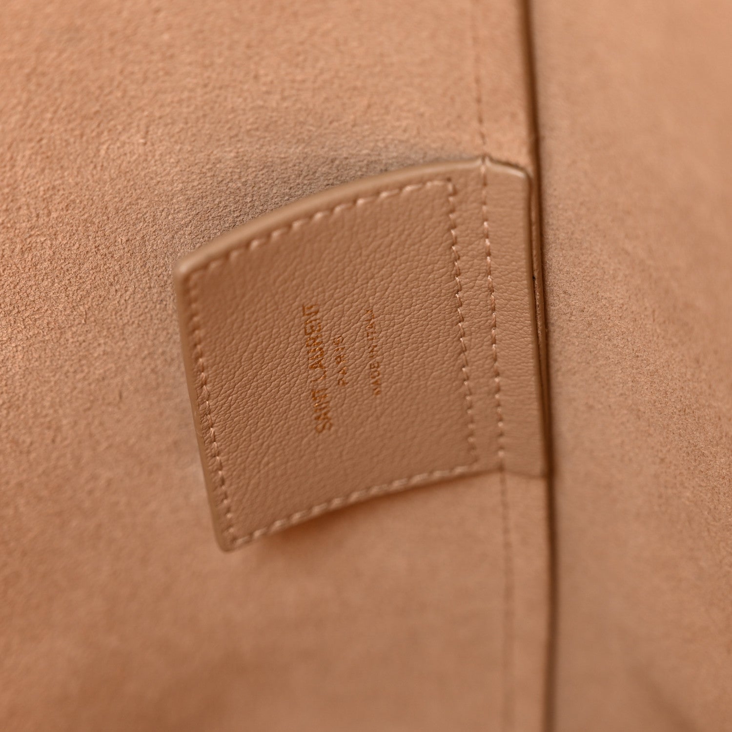 Calfskin Large Shopping Tote Dark Beige