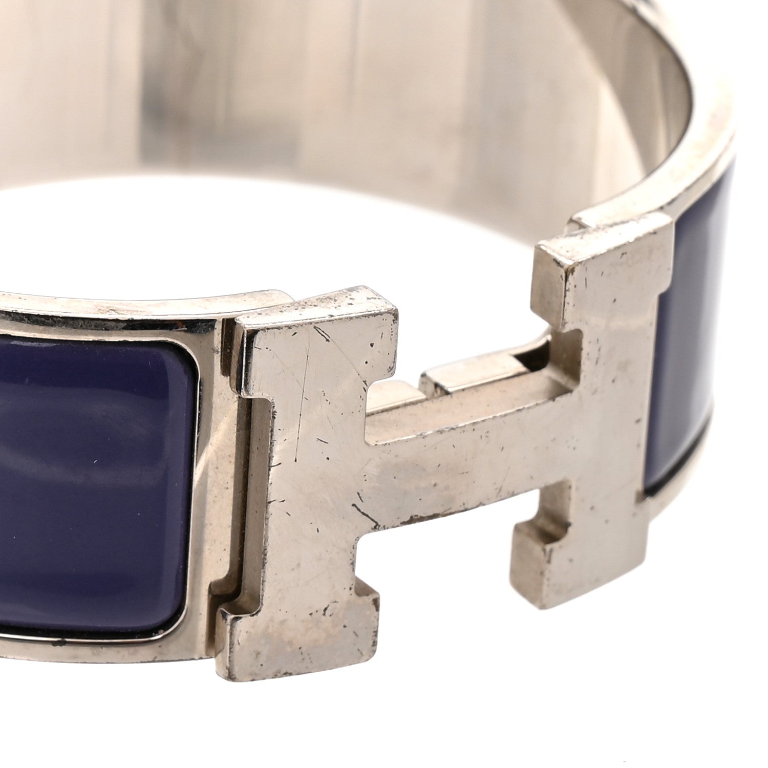 Enamel Wide Clic Clac H Bracelet PM Iris