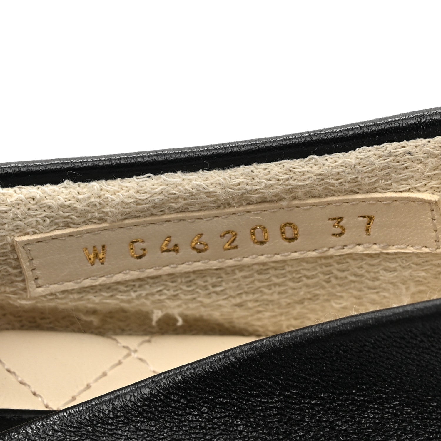 Lambskin Cap Toe CC Mary Jane Flats 37 Black