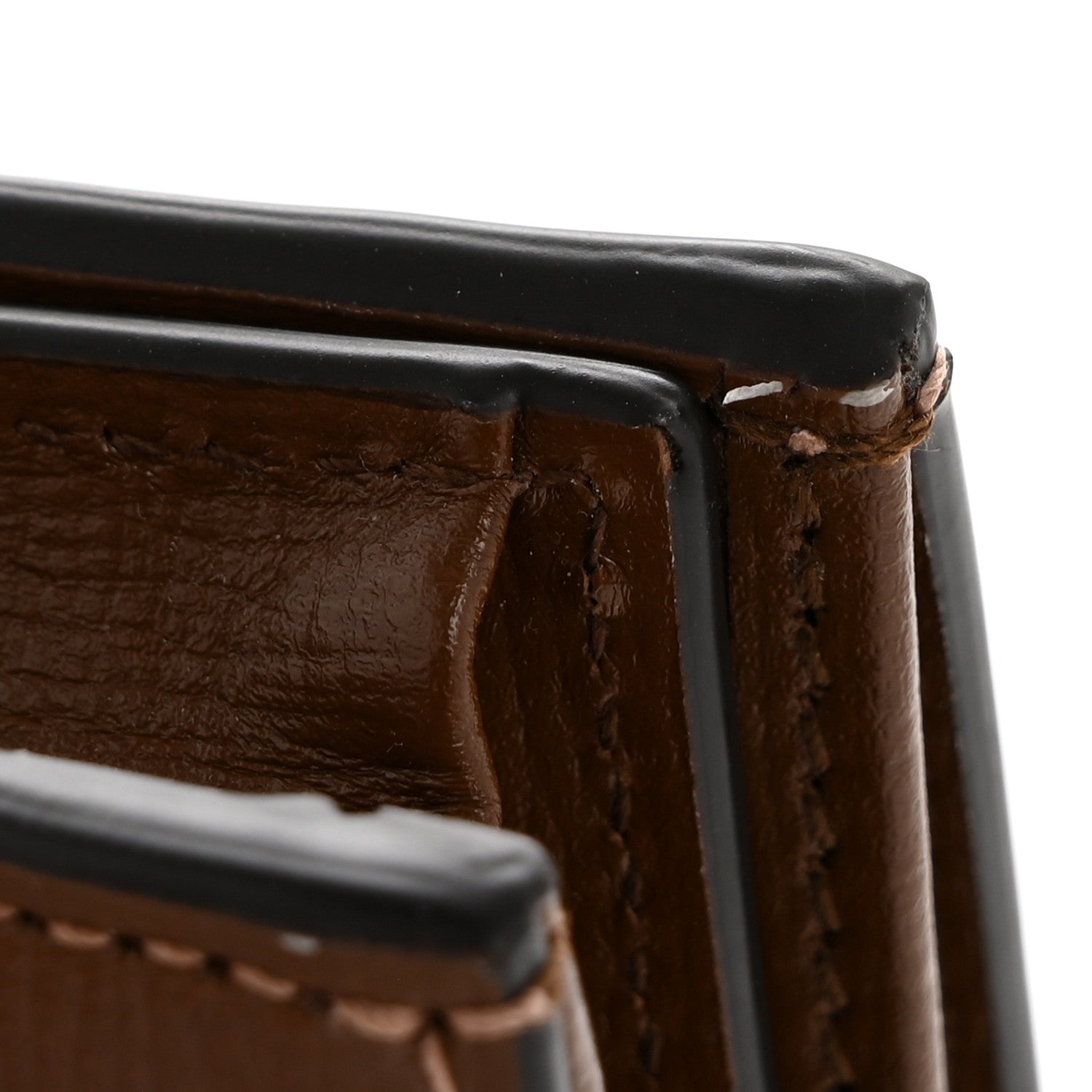 GG Supreme Monogram Textured Calfskin Web Jackie 1961 Card Case Beige Ebony Brown Sugar