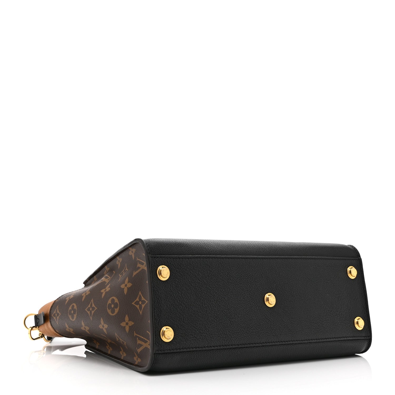 Calfskin Monogram On My Side Black