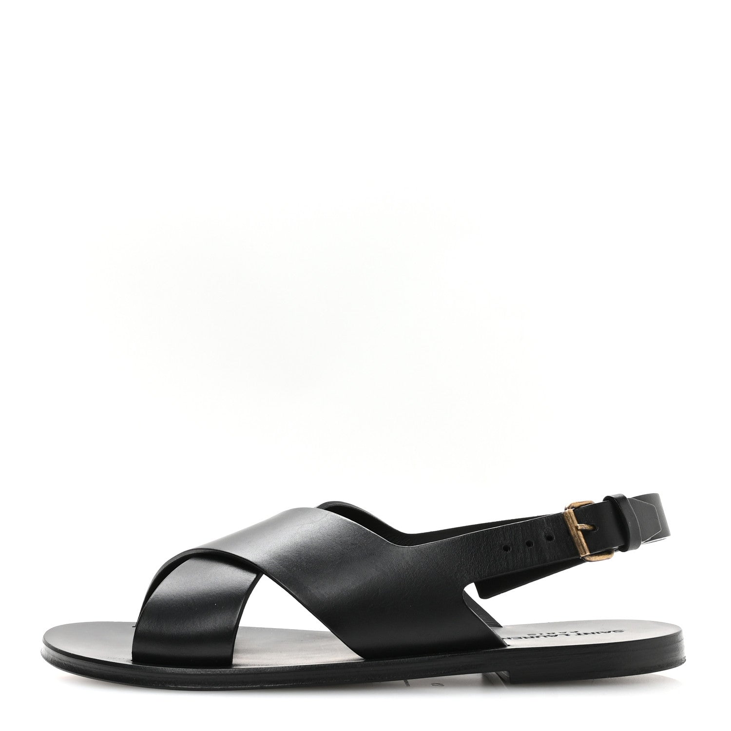 Calfskin Mens Mojave Sandals 43 Black