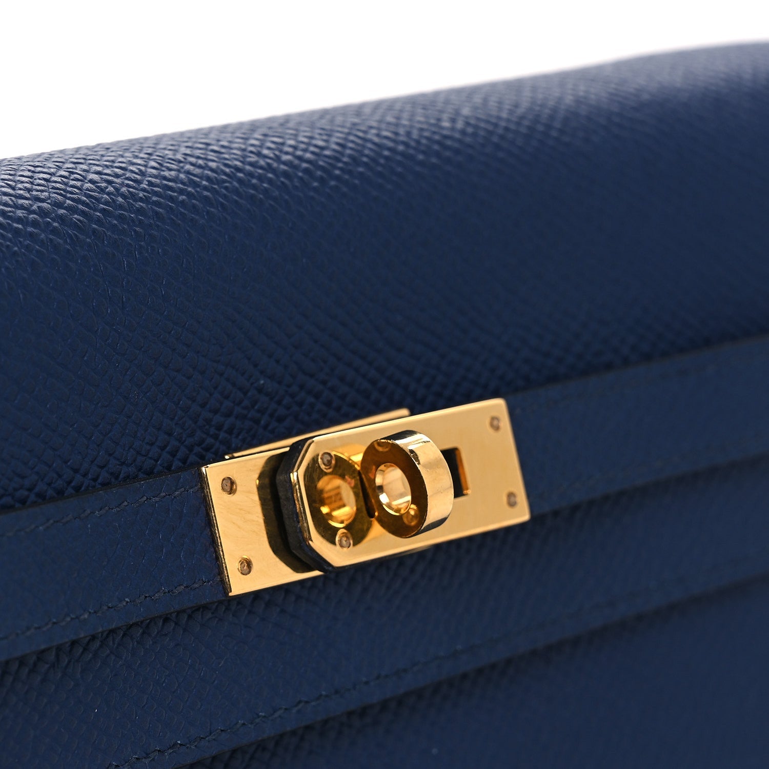 Epsom Kelly Wallet To Go Bleu Saphir