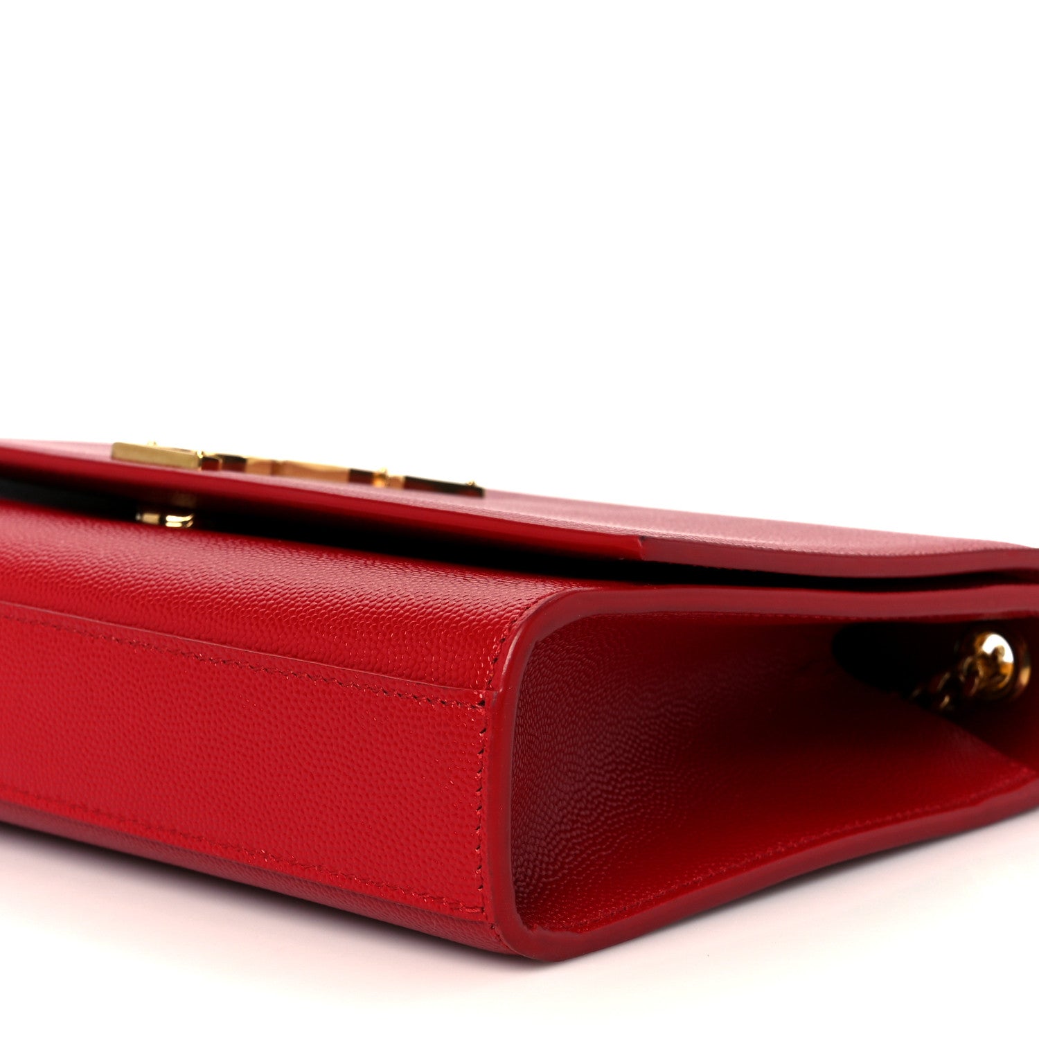 Grain De Poudre Medium Monogram Kate Satchel Red