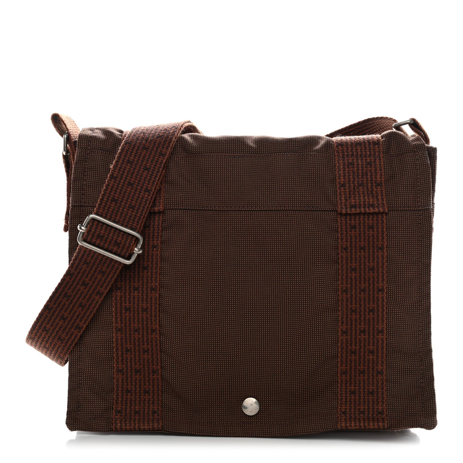 Canvas Herline Messenger Bag Brown