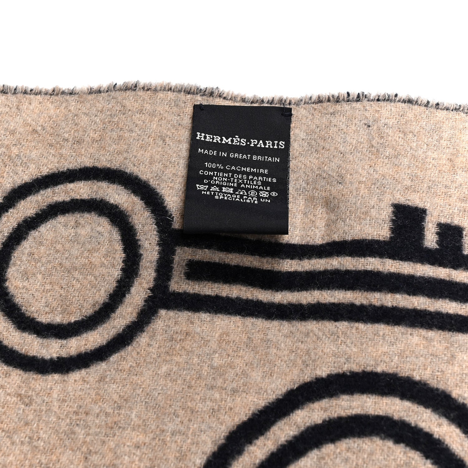 Cashmere Casaque Porte-Clefs Muffler Marine Beige Chine