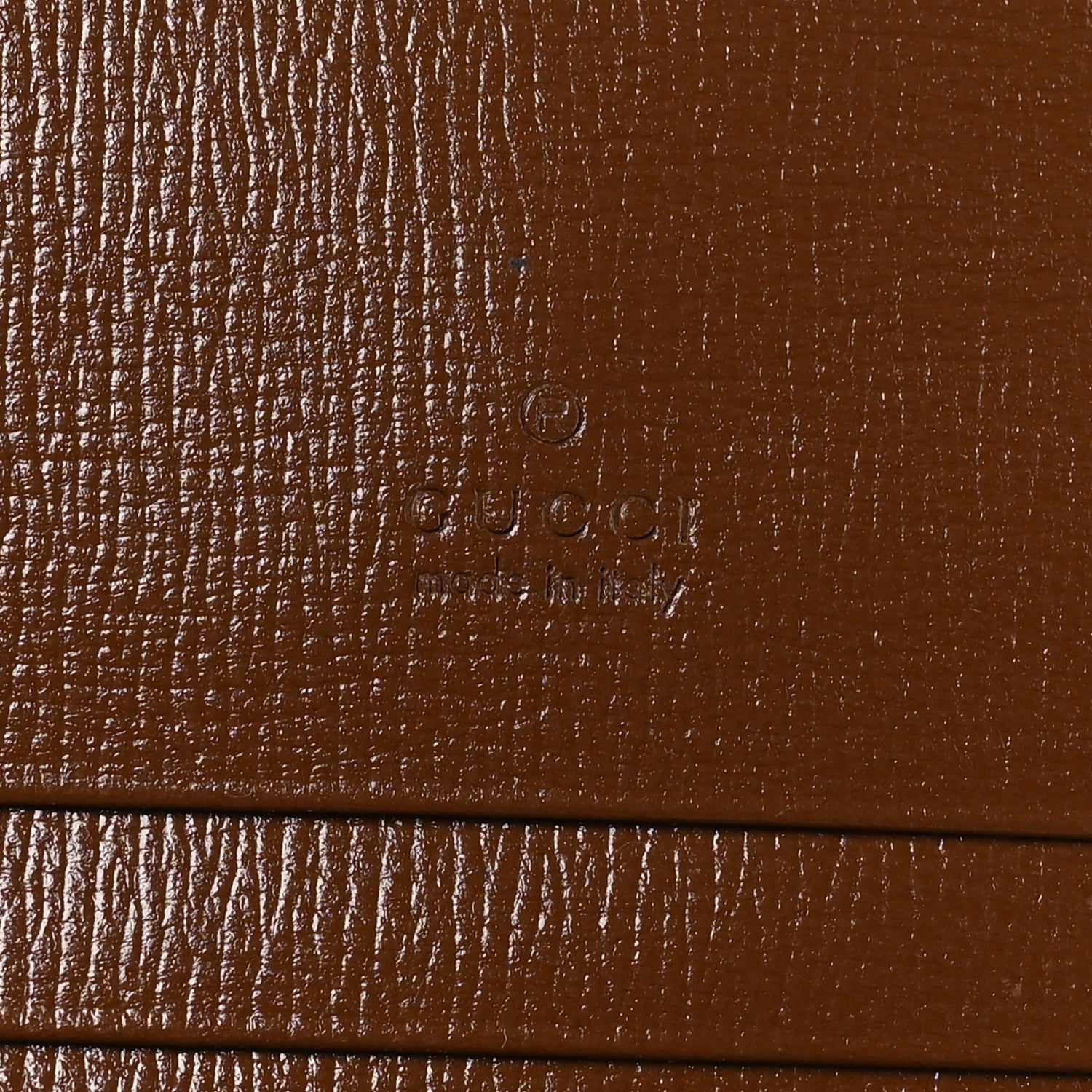 GG Supreme Monogram Textured Calfskin Web Jackie 1961 Card Case Beige Ebony Brown Sugar