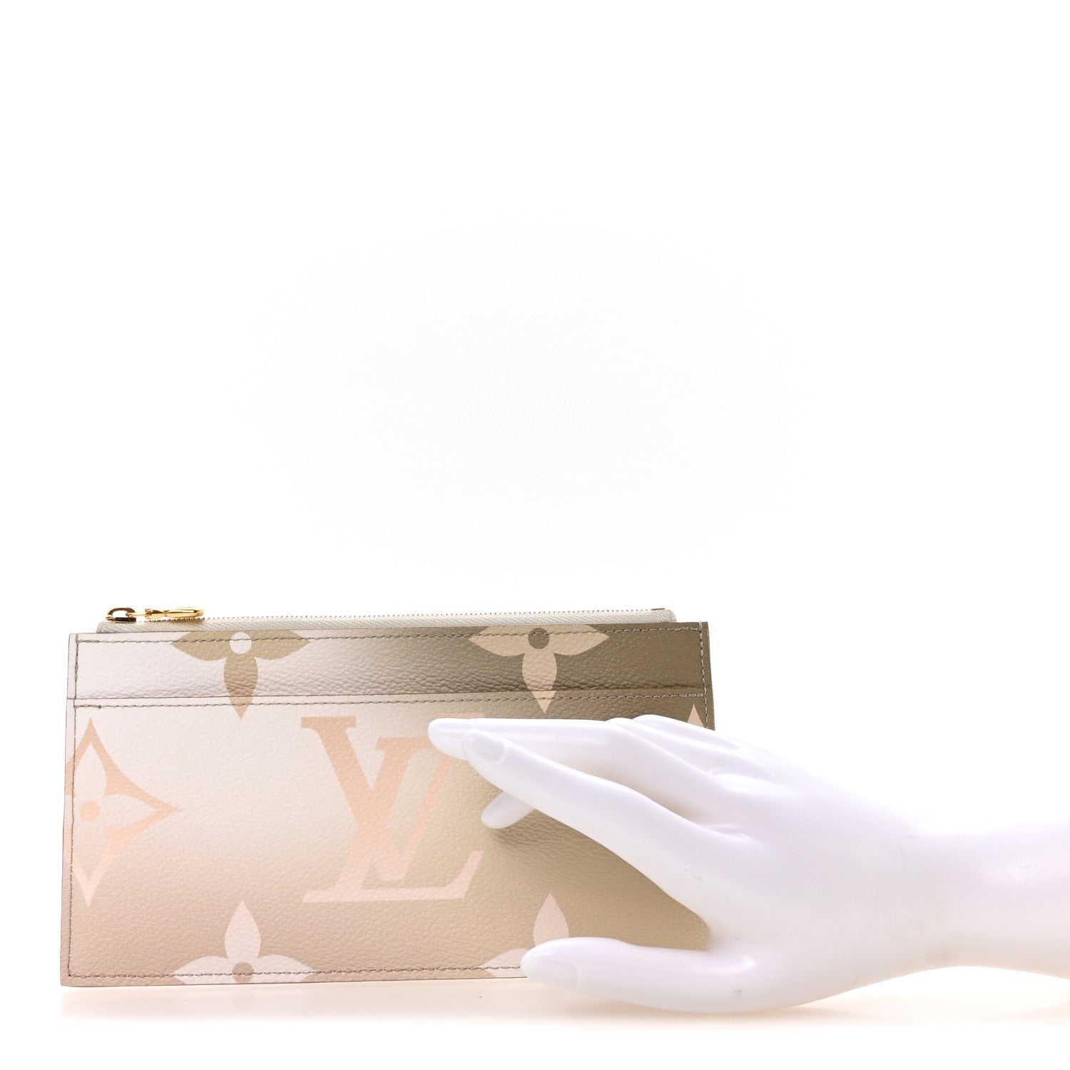 Monogram Giant Spring In The City Slim Purse Sunset Kaki