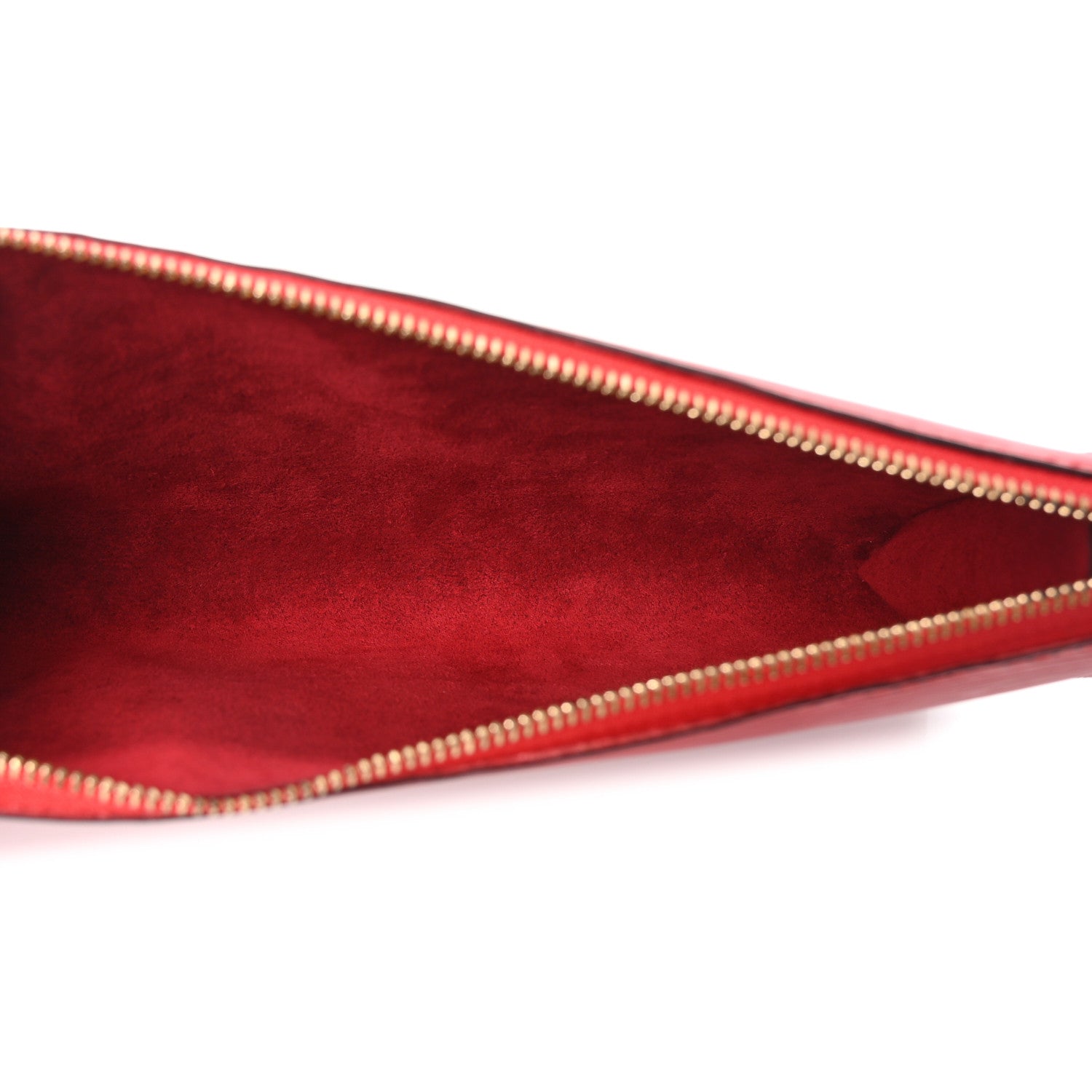 Epi Pochette Accessories 24 Castillan Red