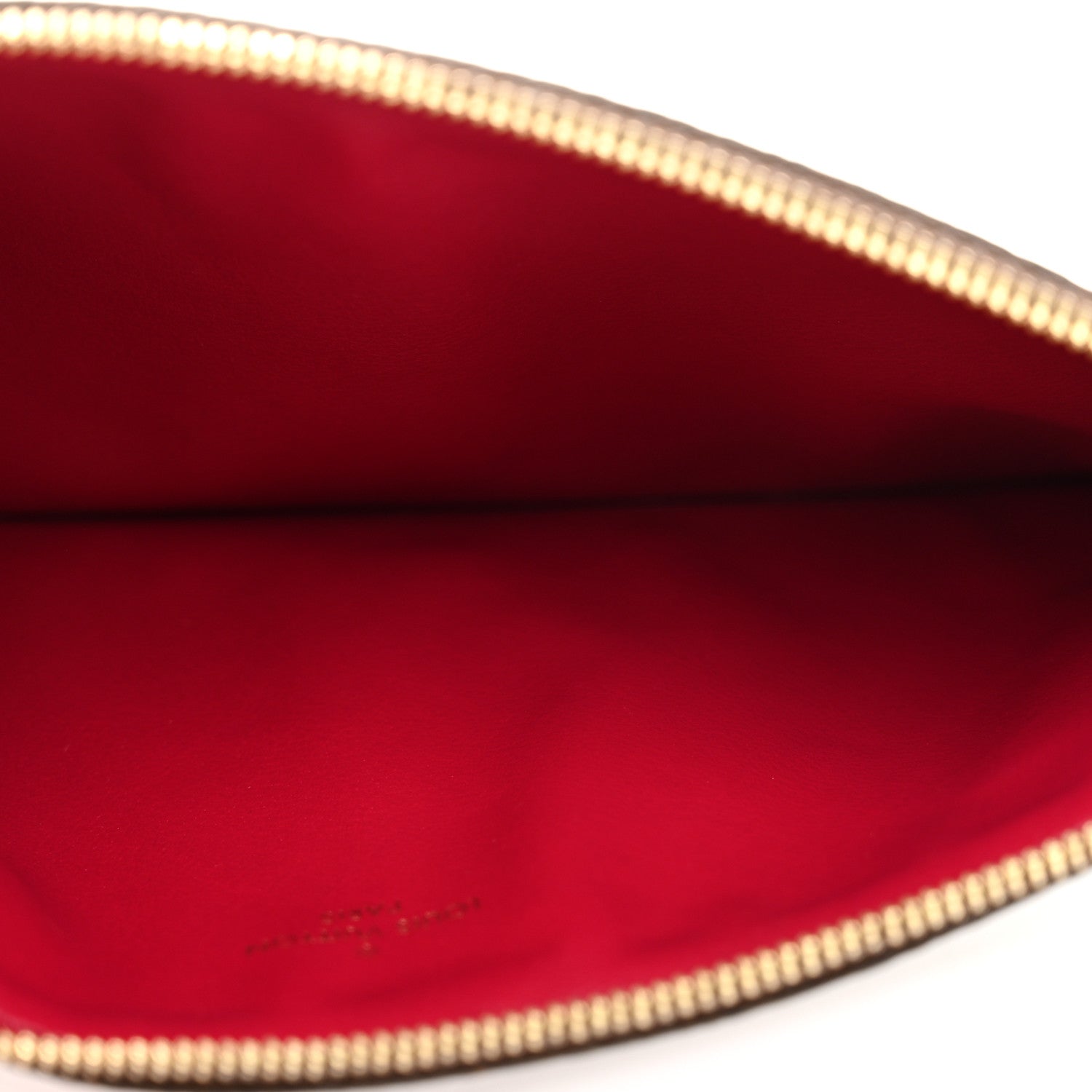 Monogram Felicie Chain Wallet Zippered Insert Fuchsia