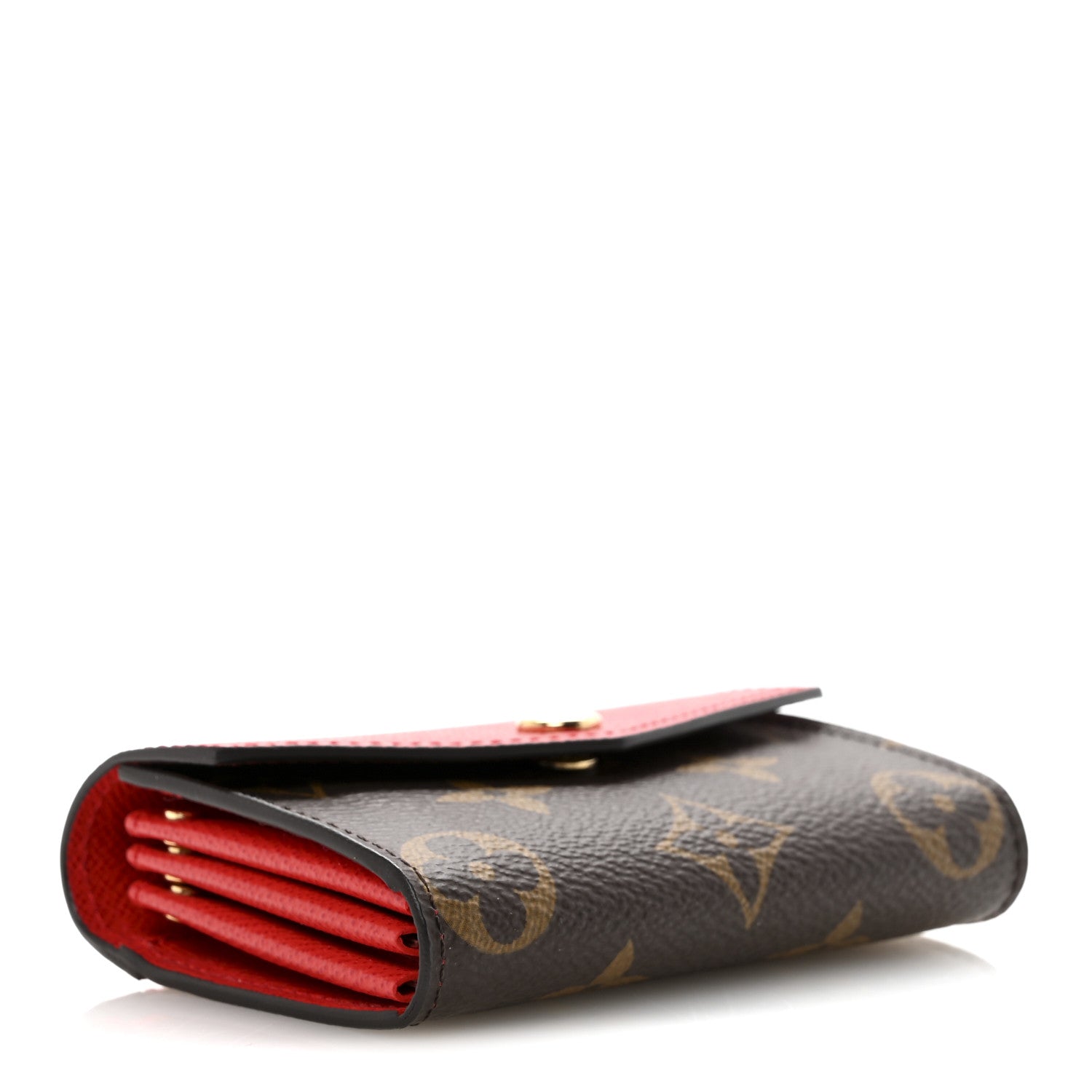 Monogram Sarah Multicartes Coquelicot