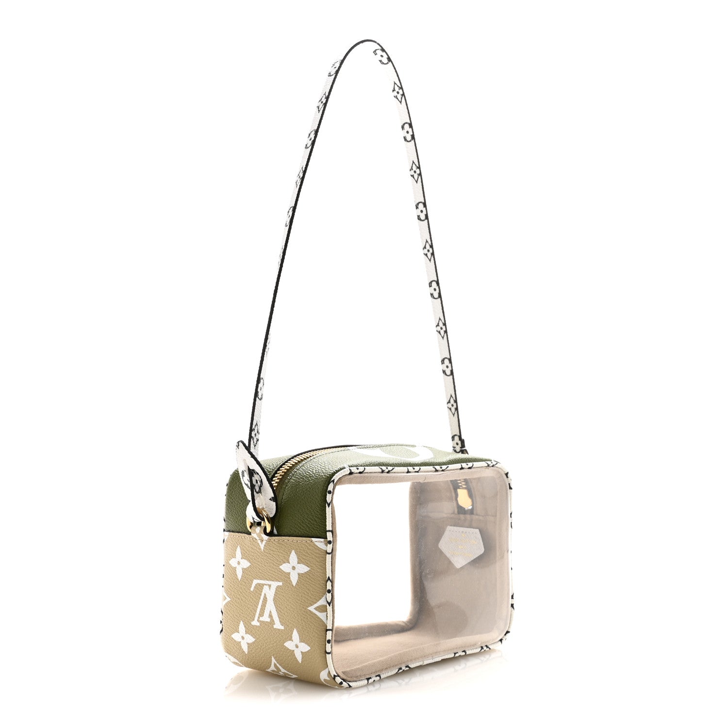 Monogram Giant Beach Pouch Kaki