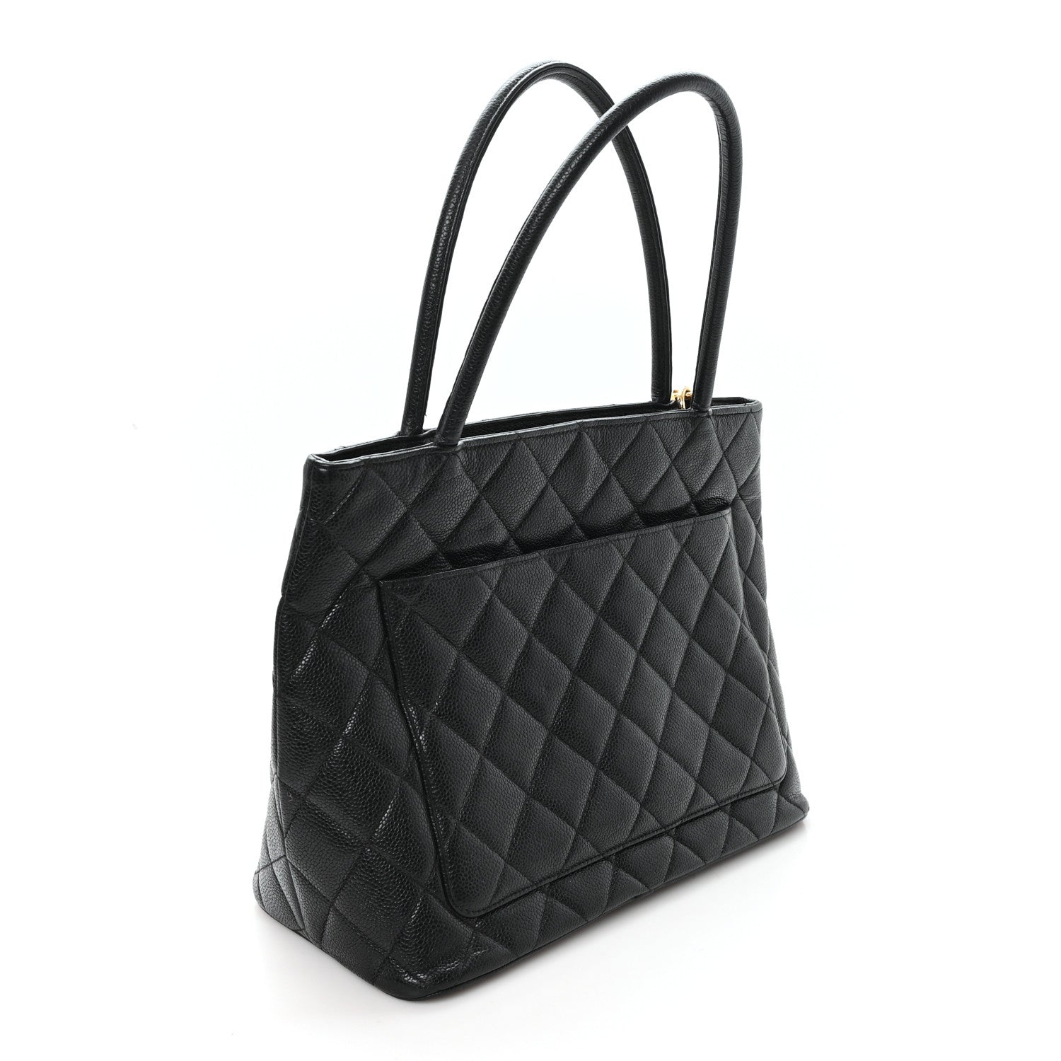Caviar Quilted Medallion Tote