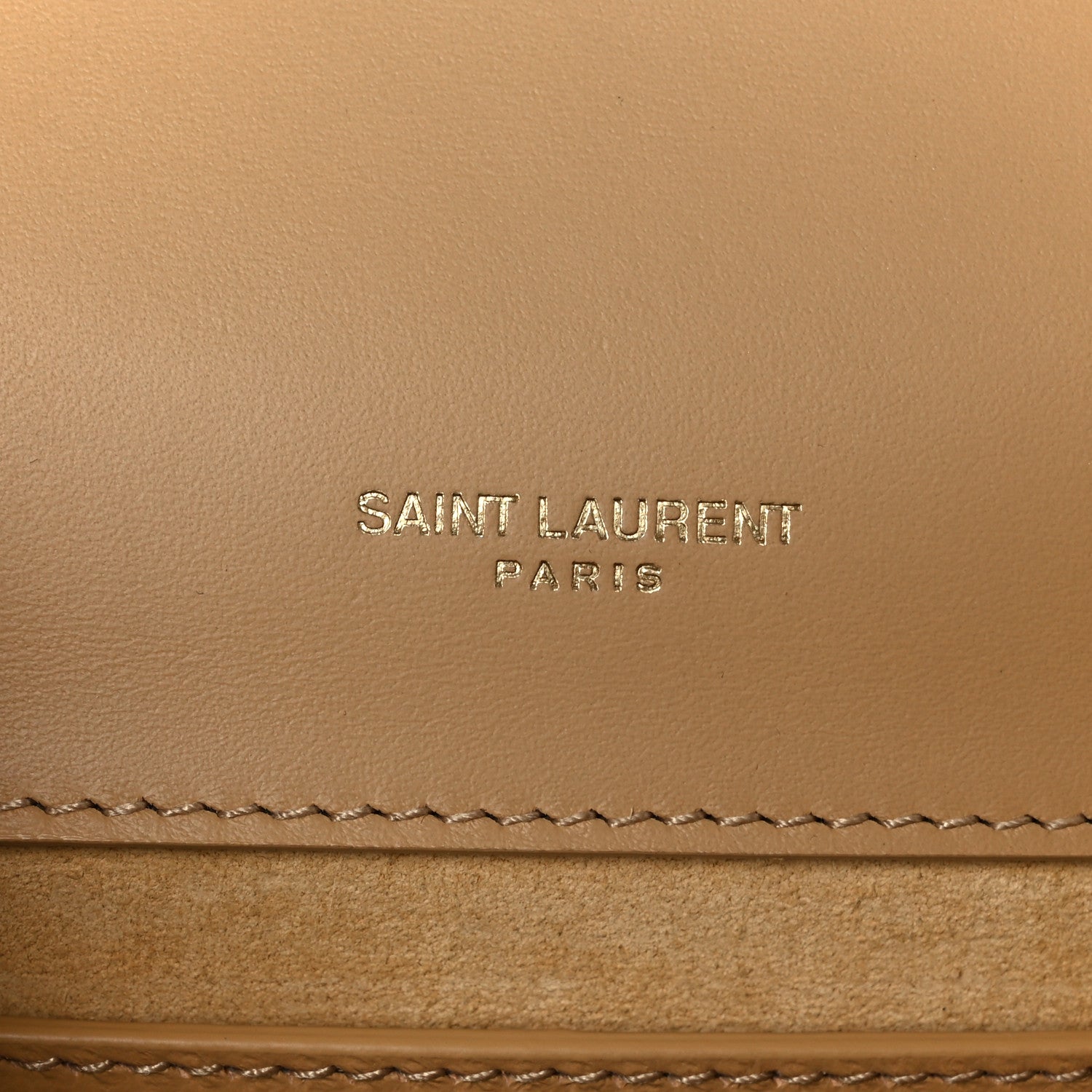 Metallic Calfskin Small Classic Monogram Kate Tassel Satchel Gold