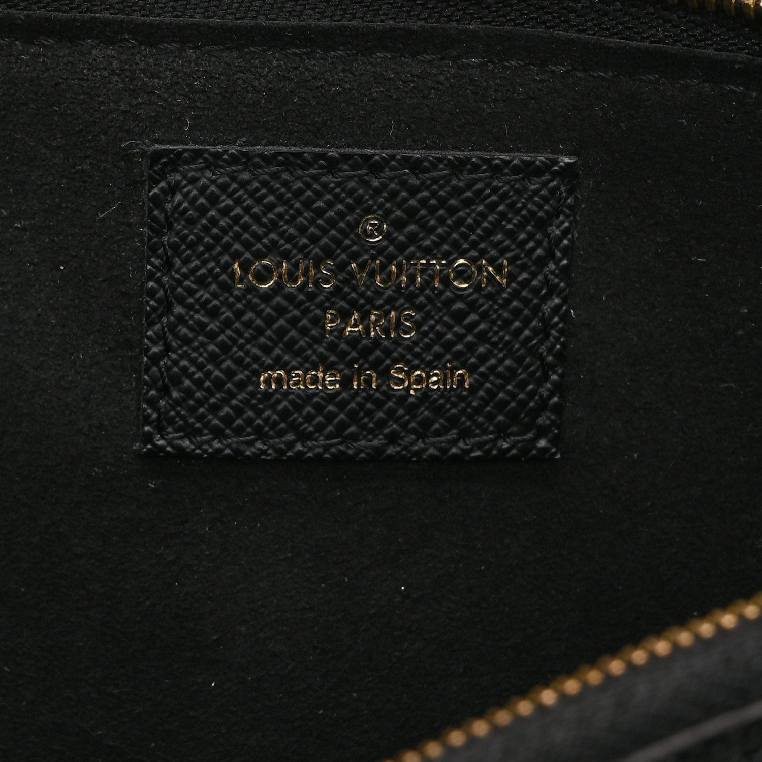 Monogram Giant Jungle Pochette Double Zip Black