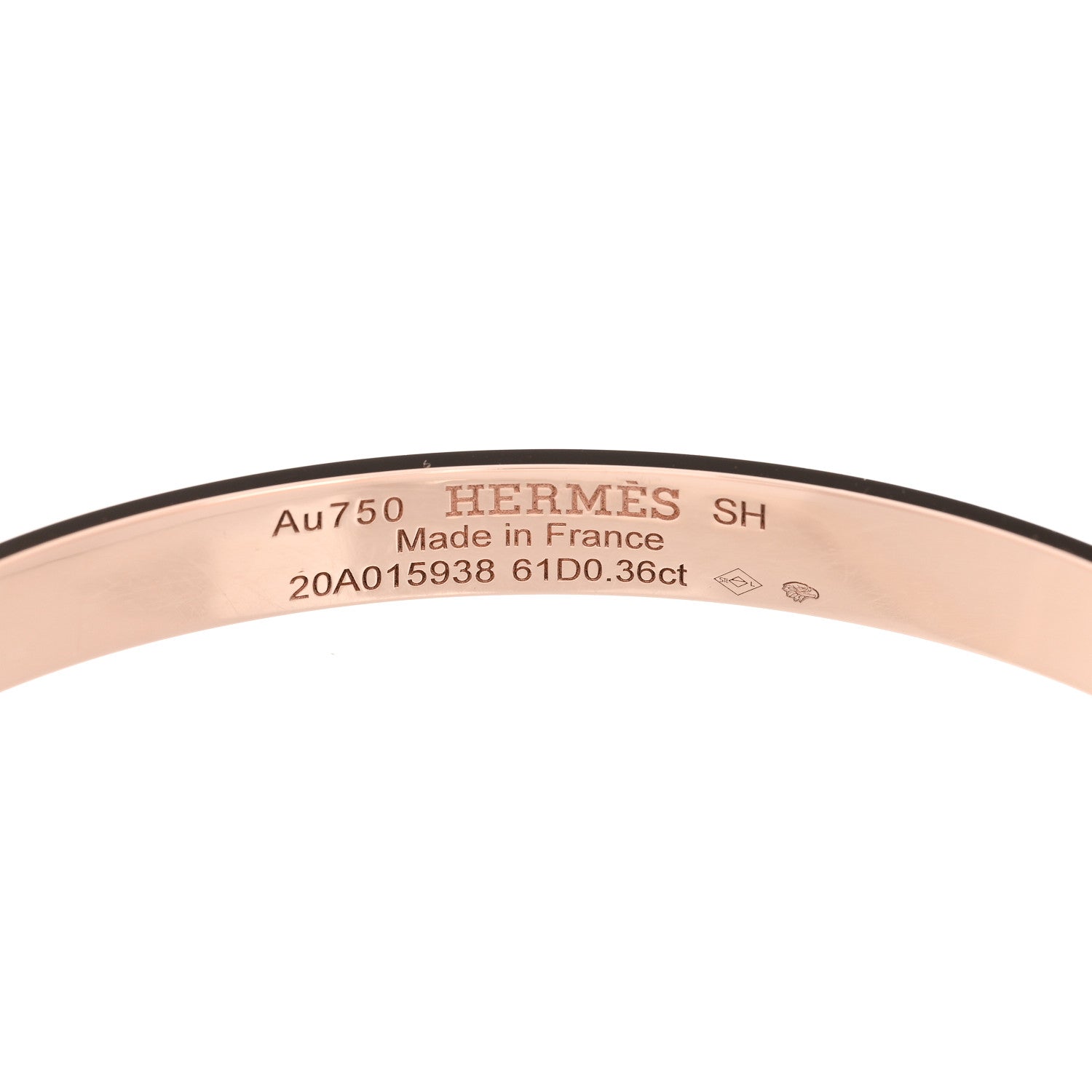 18K Rose Gold Diamond PM Kelly Pave Bracelet SH