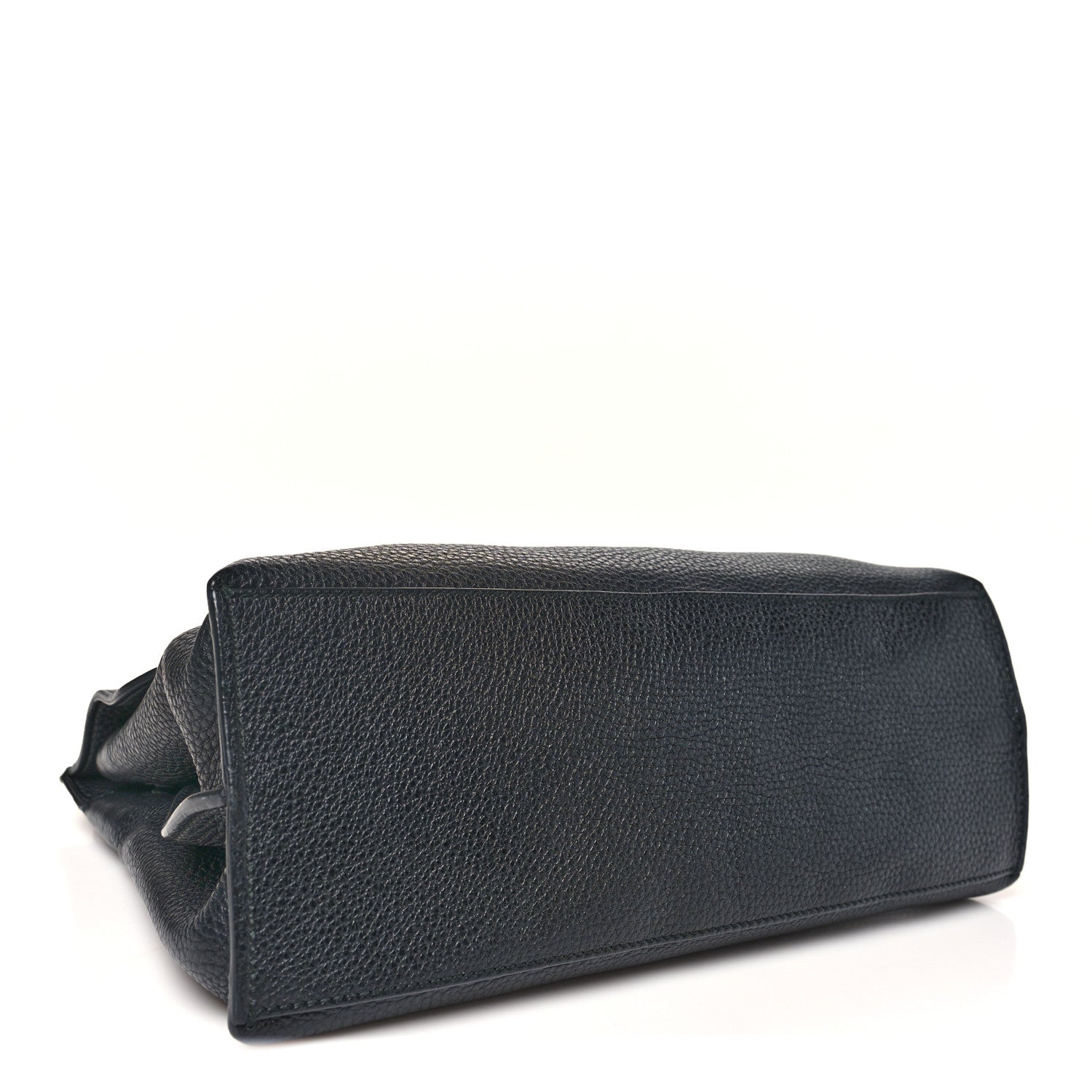 Cellarius Calfskin Medium Bamboo Daily Top Handle Bag Black