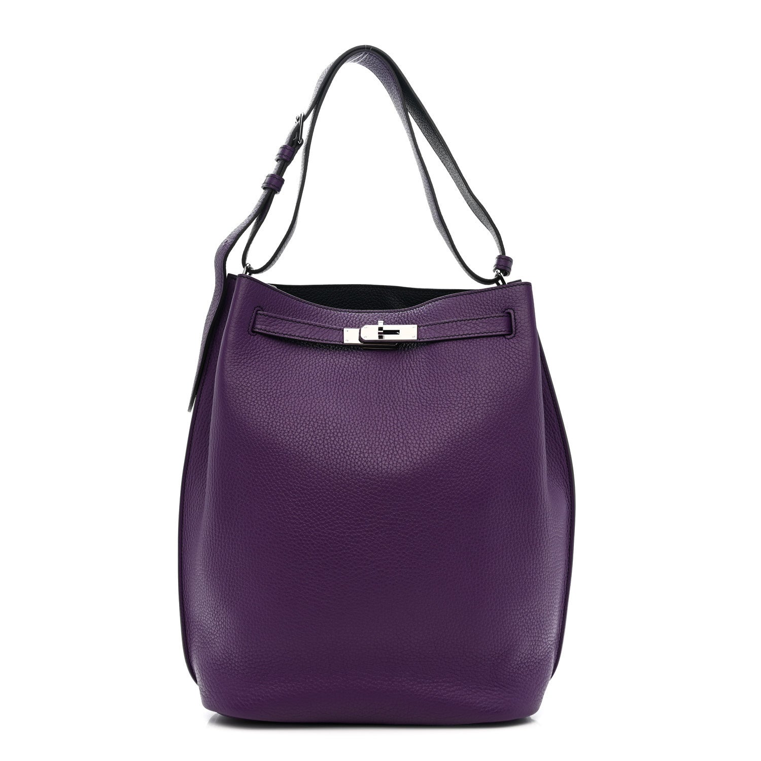 Taurillon Clemence Eclat So Kelly 26 Ultraviolet Bleu Obscur