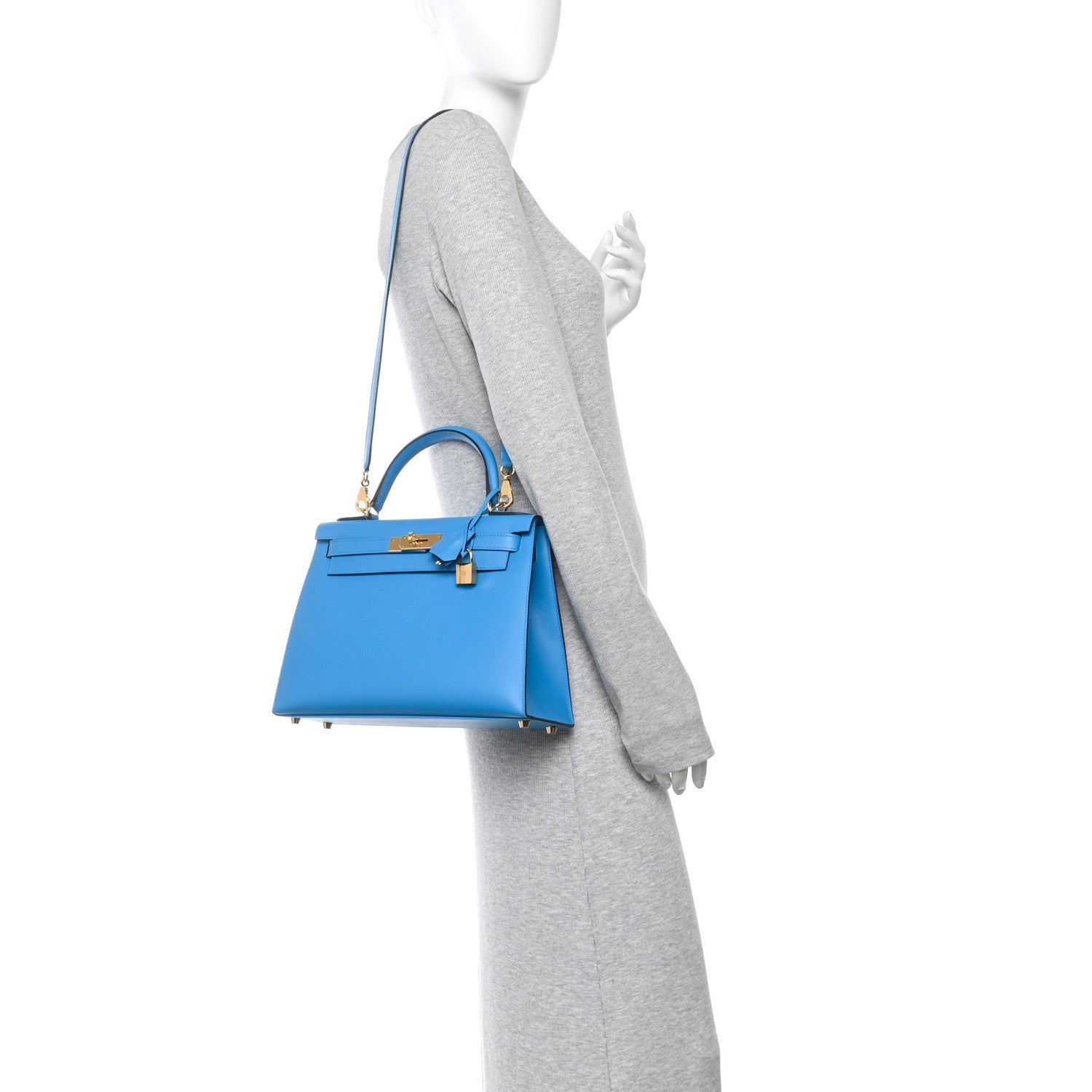 Epsom Kelly Sellier 28 Bleu Frida