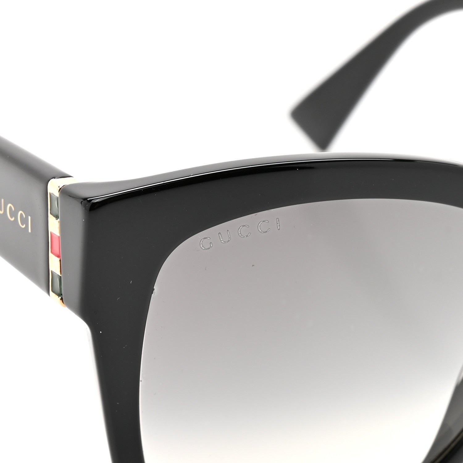 Acetate Square Frame Sunglasses GG0459S Black